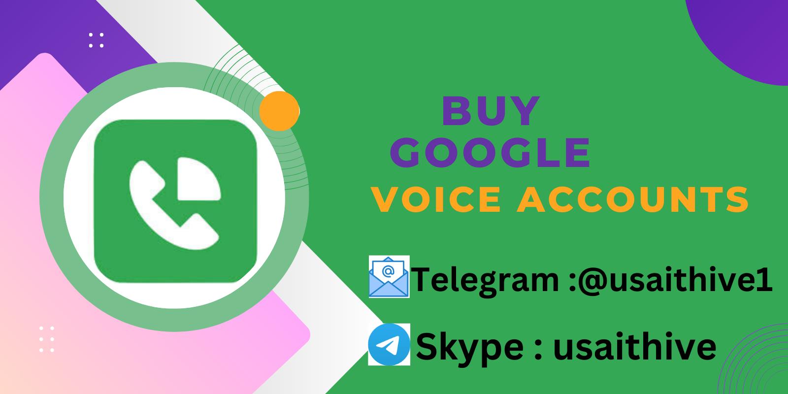 Buy Google Voice Accounts